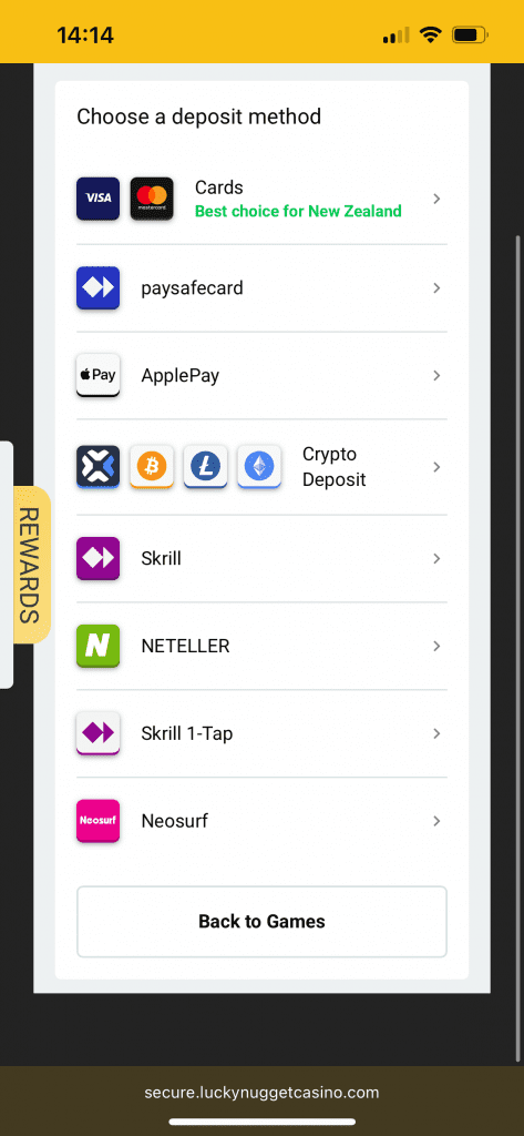 Lucky Nugget Casino Deposit