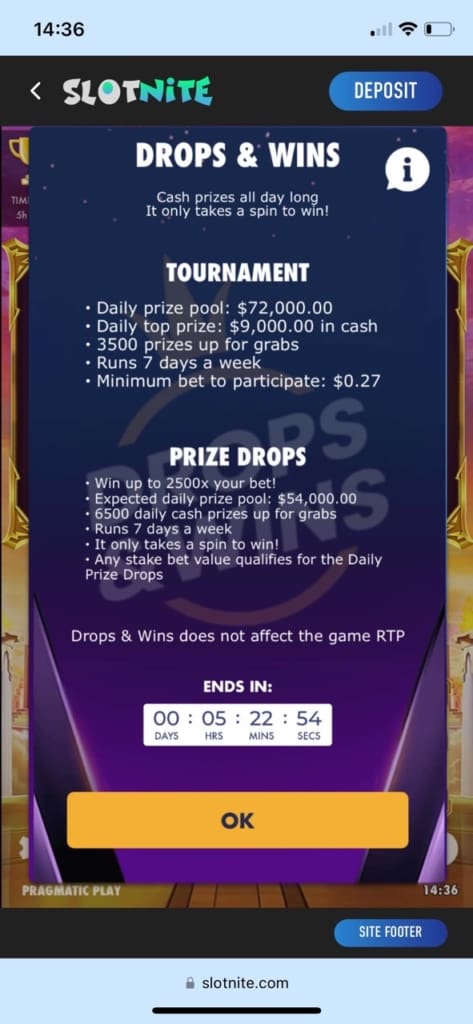 Slotnite Casino Screen