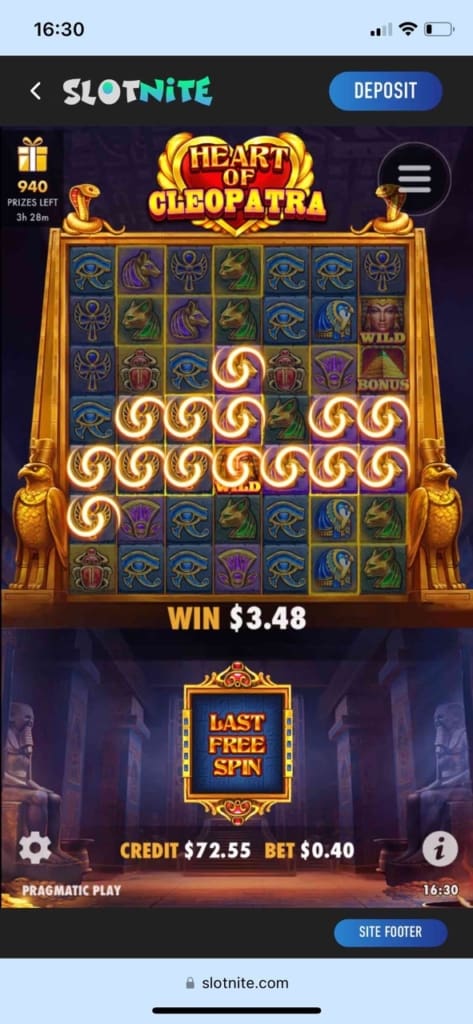 Slotnite Casino Screen