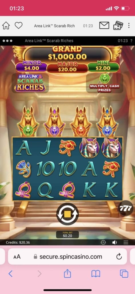 Spin Casino Screen