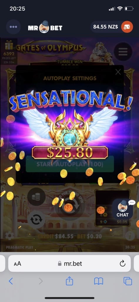 Mr bet Gates of Olympus sensational