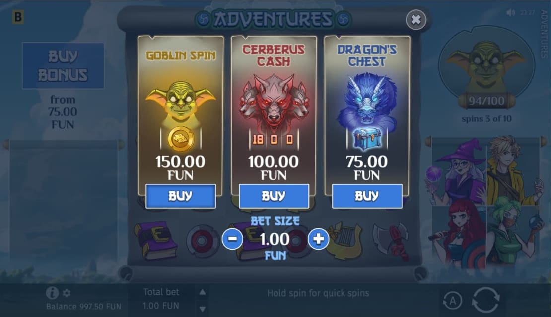 BGaming Adventures Pokie