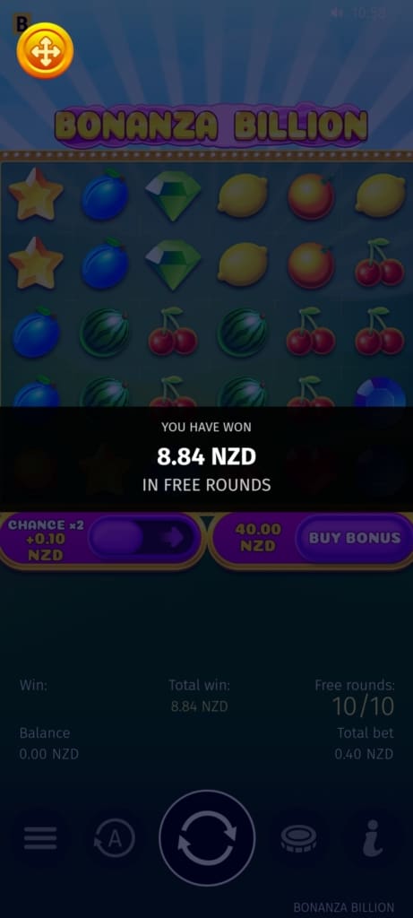 RollingSlots Casino Screen