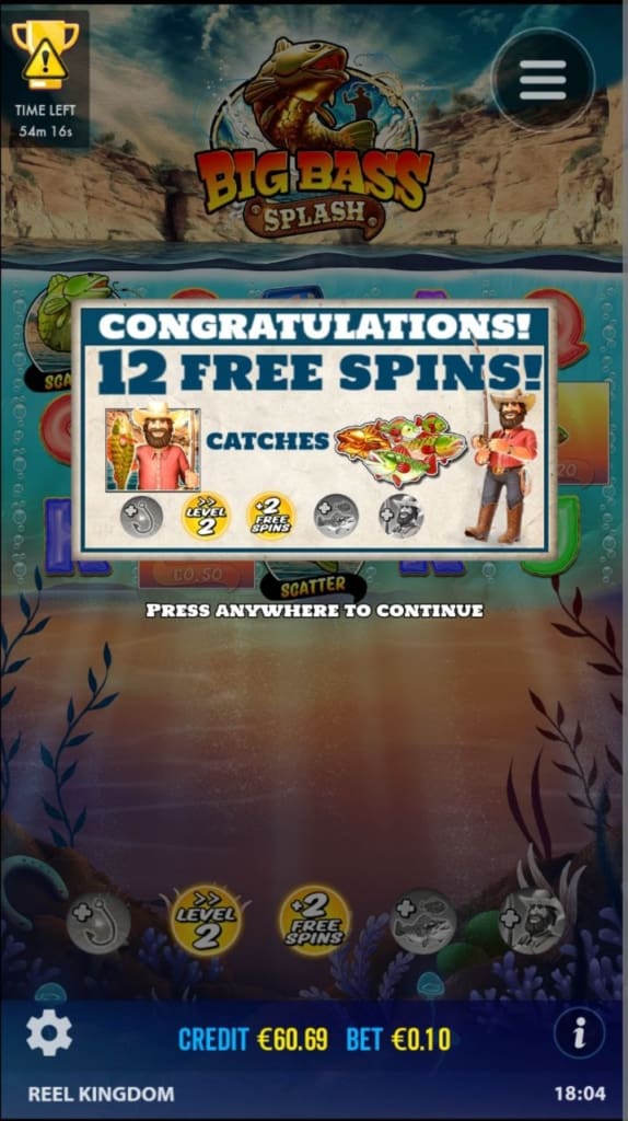 Vegadream Casino Screen