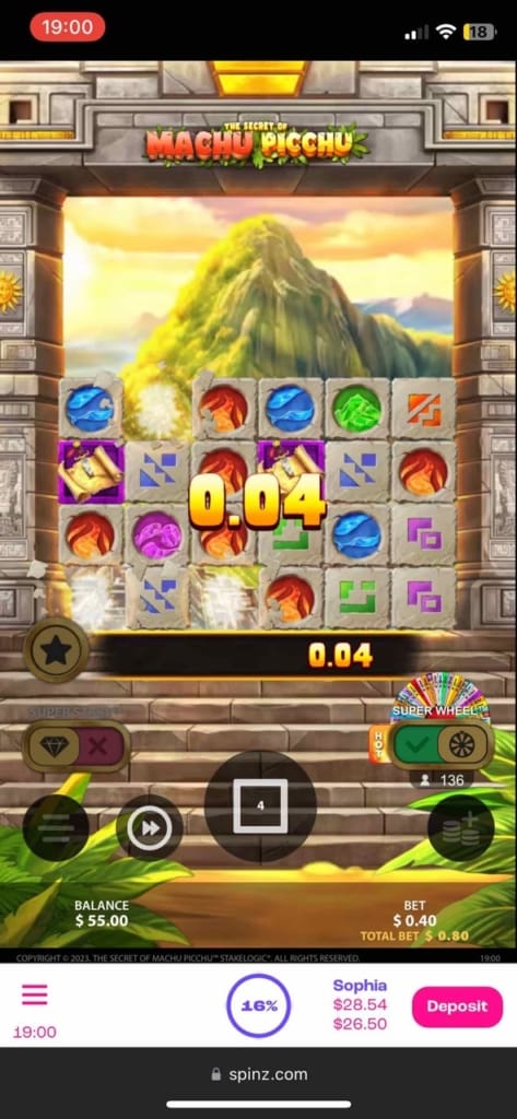 spinz casino games