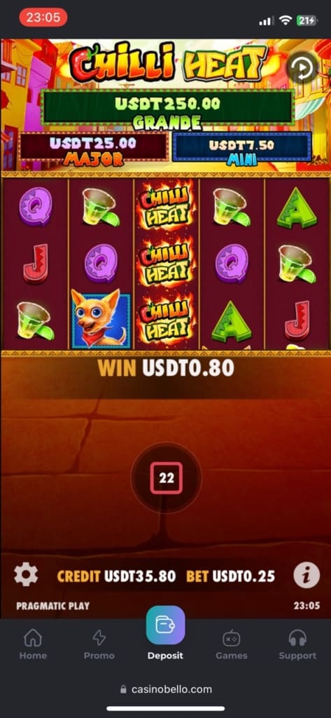 CasinoBello Casino Games